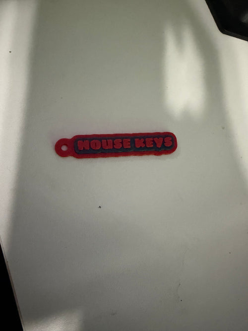 Personalized Three-Layer Name Keychain – Choose Your Colors